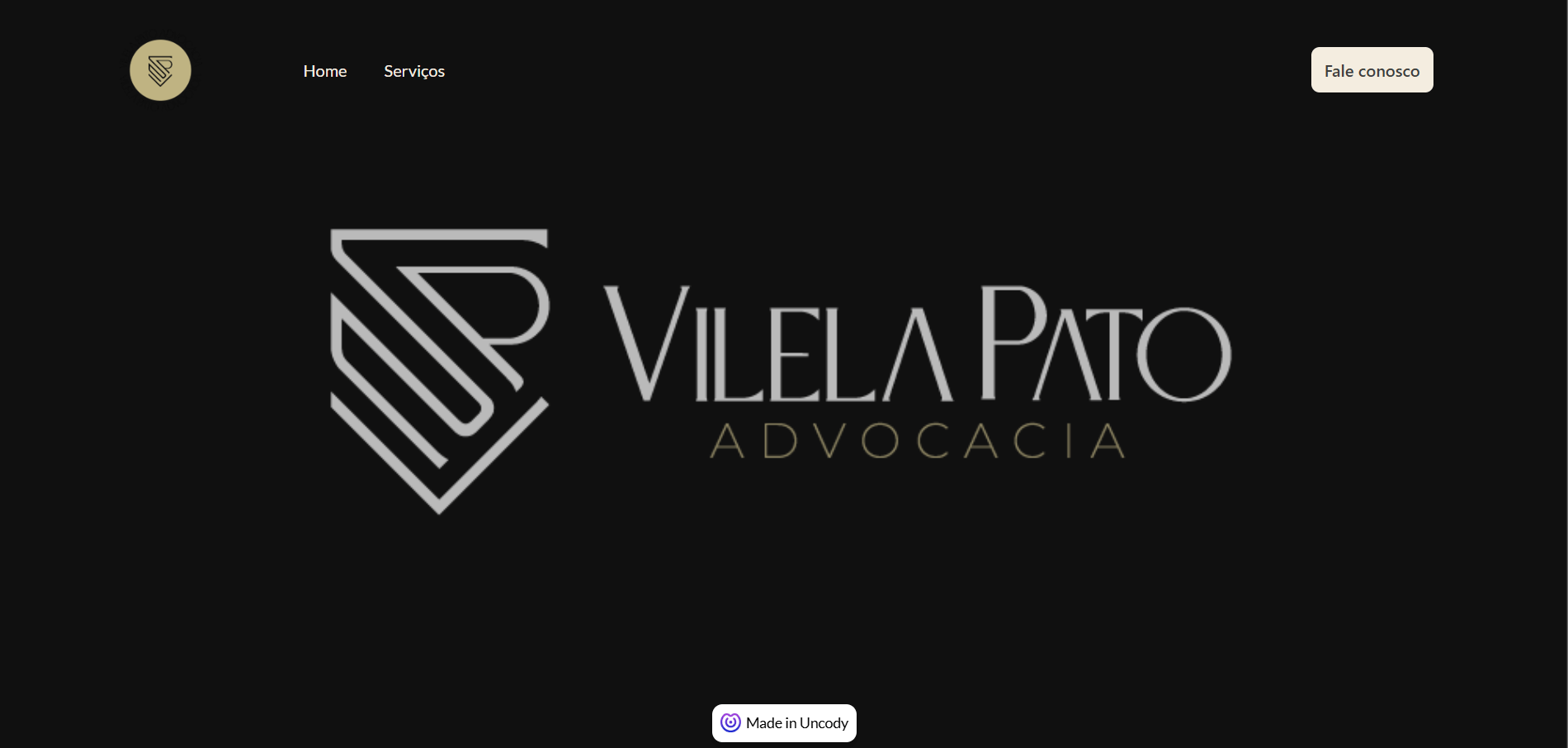 Consulting firm website design example